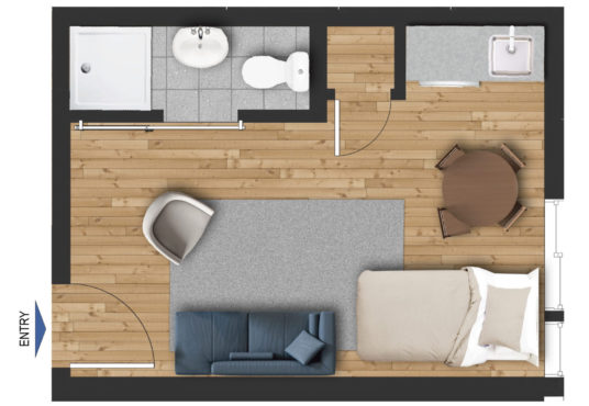 Unit 201 floor plan